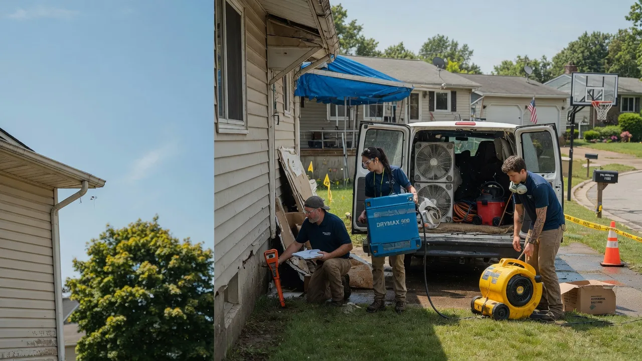 Ceiling Leak Cleanup in Manchester Township, NJ near me